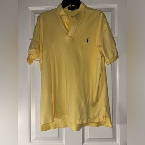 Polo by Ralph Lauren Men's Yellow Polo Shirt size Large